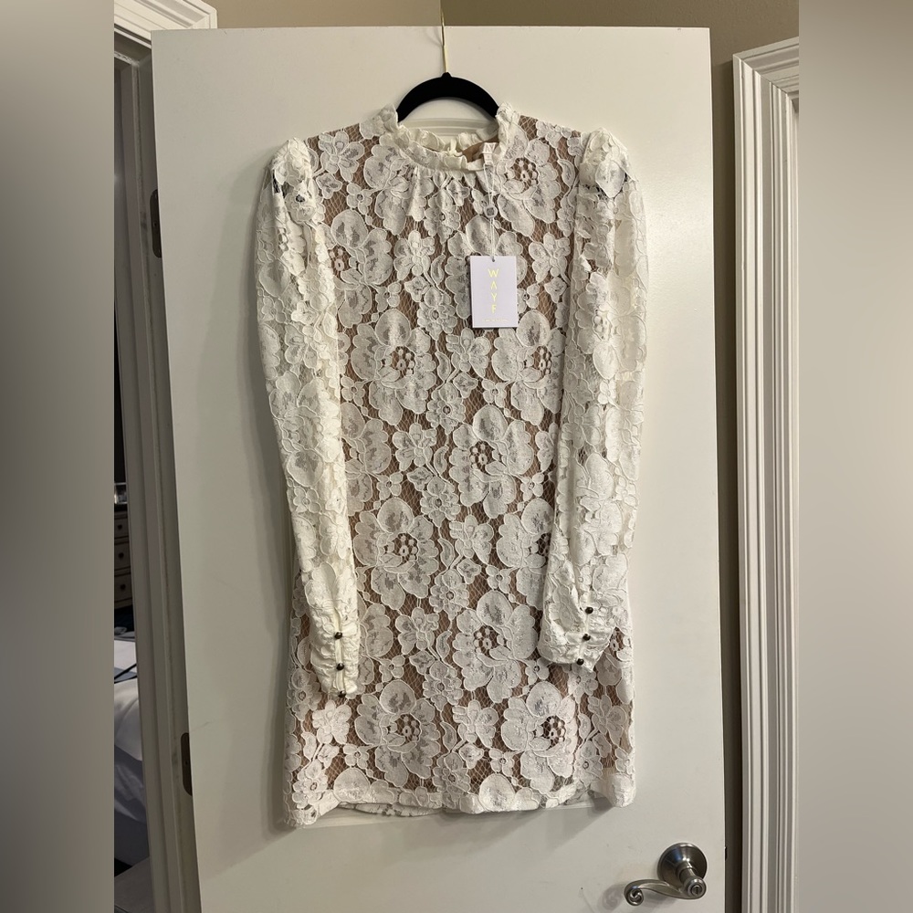 Wayf Lace Mini Dress
